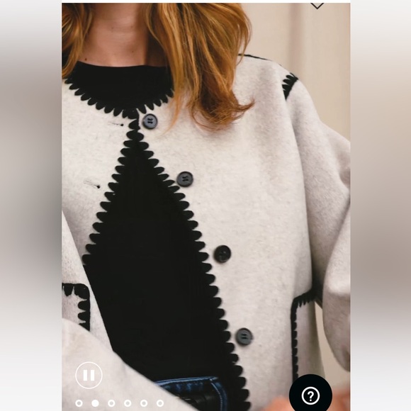 Rails Beige and Black Accent Blazer - Picture 6 of 10